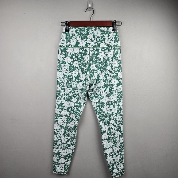SPIRITUAL GANGSTER Intent High Rise Leggings Verona Print Green White Women Sz M - Picture 6 of 11